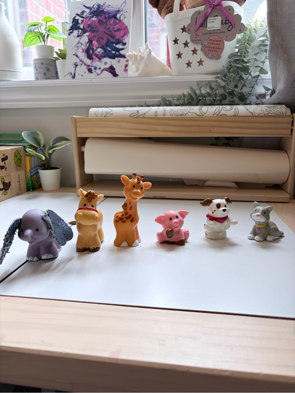 Little People Animal Lot - set of 6